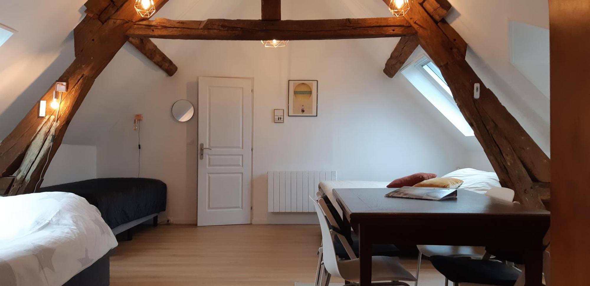 Bed and Breakfast Les Hirondelles Du Moulin Sassay Exterior foto
